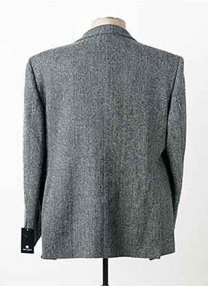 Blazer manches longues gris HARRIS TWEED homme