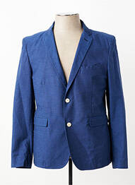 Blazer coupe cintrée bleu IZAC homme