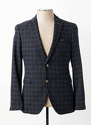 Blazer tissage chiné gris THOMAS GOODWIN homme