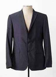Blazer coupe cintrée bleu THOMAS GOODWIN homme