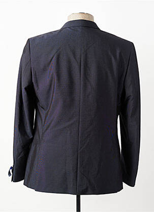 Blazer coupe cintrée bleu THOMAS GOODWIN homme