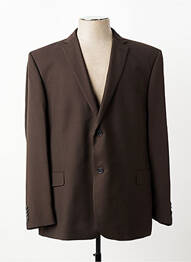 Blazer finition intérieure doublée marron IZAC homme
