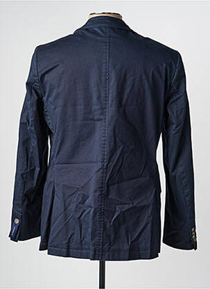 Blazer coupe cintrée bleu THOMAS GOODWIN homme