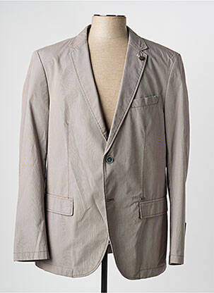 Blazer tissage chiné gris CALAMAR homme