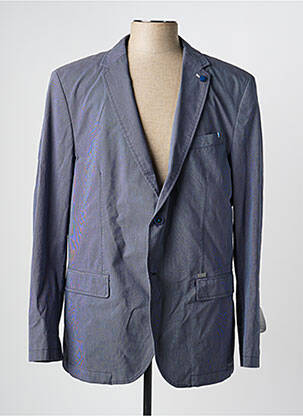 Blazer tissage chiné bleu CALAMAR homme