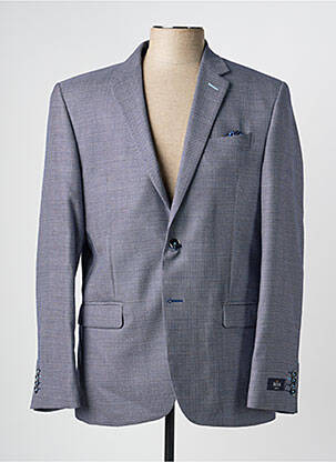 Blazer tissage chiné bleu NINO LORETTI homme