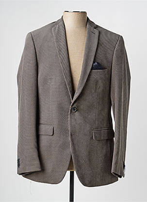 Blazer coupe cintrée beige THOMAS GOODWIN homme