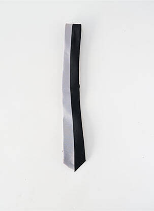 Cravate effet matière satinée noir VIRTUOSE homme