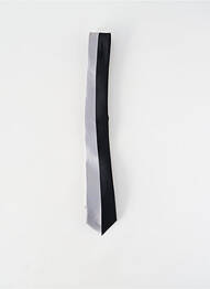 Cravate effet matière satinée noir VIRTUOSE homme