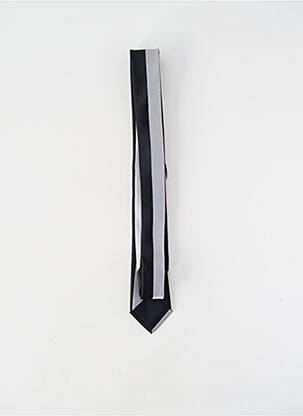 Cravate effet matière satinée noir VIRTUOSE homme