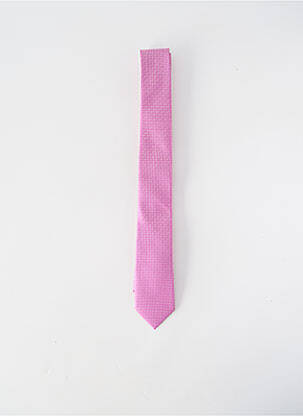 Cravate imprimé fantaisie rose VIRTUOSE homme