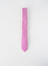 Cravate imprimé fantaisie rose VIRTUOSE homme