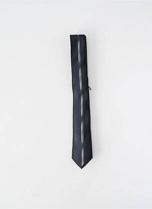 Cravate effet matière satinée noir VIRTUOSE homme