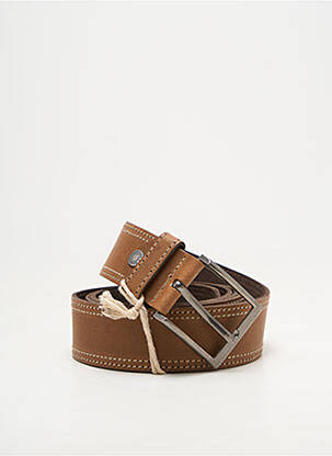 Ceinture coutures renforcées marron CAMEL ACTIVE homme