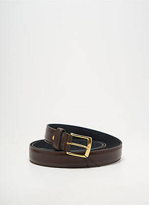 Ceinture effet matière satinée marron DOUGLAS homme