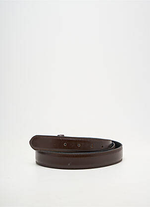Ceinture effet matière satinée marron DOUGLAS homme