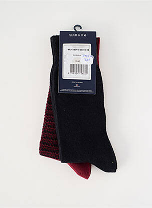 Chaussettes stretch noir TOMMY HILFIGER homme
