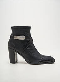 Bottines/boots tissage satiné talon de 7 à 9cm noir JB MARTIN femme
