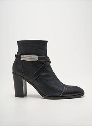 Bottines/boots tissage satiné talon de 7 à 9cm noir JB MARTIN femme
