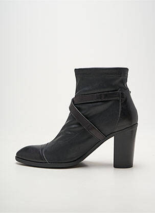 Bottines/boots tissage satiné talon de 7 à 9cm noir JB MARTIN femme
