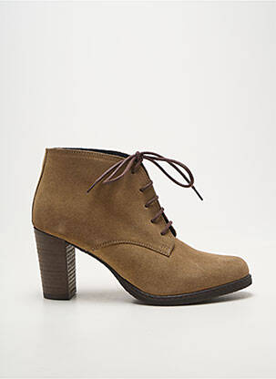 Bottines/boots talon bottier talon de 7 à 9cm marron MYMA femme