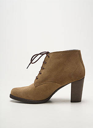 Bottines/boots talon bottier talon de 7 à 9cm marron MYMA femme