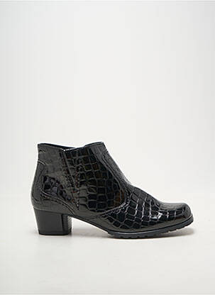 Bottines/boots matière lisse talon de 4 à 6cm noir JENNY femme
