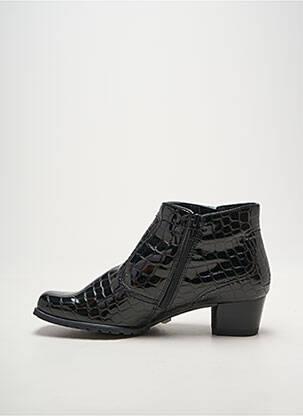 Bottines/boots matière lisse talon de 4 à 6cm noir JENNY femme