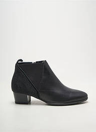 Bottines/boots tissage satiné talon de 4 à 6cm noir ARA femme
