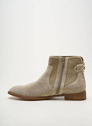 Bottines/boots talon bas talon plat jusqu'à 3cm vert ADIGE femme
