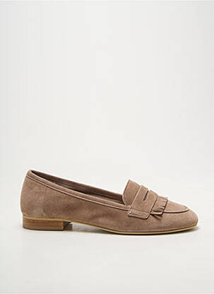 Mocassins type de semelle amortissante talon plat jusqu'à 3cm beige MYMA femme