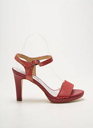 Sandales/nu pieds talon aiguille talon de 7 à 9cm rouge MYMA femme