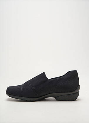 Mocassins bout rond talon plat jusqu'à 3cm noir ARA femme