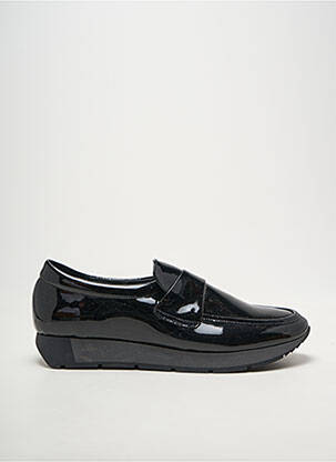 Mocassins matière lisse talon plat jusqu'à 3cm noir MYMA femme