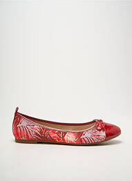 Ballerines bout rond talon plat jusqu'à 3cm rouge JB MARTIN femme