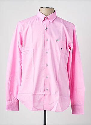 Chemise manches longues coupe cintrée rose DARIO BELTRAN homme