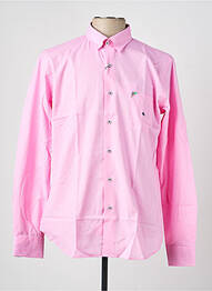 Chemise manches longues coupe cintrée rose DARIO BELTRAN homme