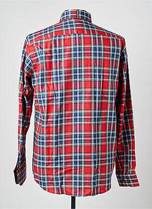 Chemise manches longues poches rouge DARIO BELTRAN homme