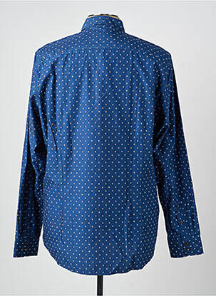 Chemise manches longues imprimé fantaisie bleu OLYMP homme