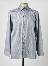 Chemise manches longues coupe cintrée gris OLYMP homme