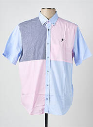 Chemise manches courtes coupe droite bleu RUCKFIELD homme