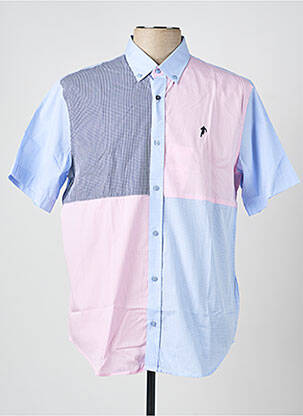 Chemise manches courtes coupe droite bleu RUCKFIELD homme