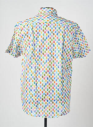 Chemise manches courtes poches bleu DARIO BELTRAN homme
