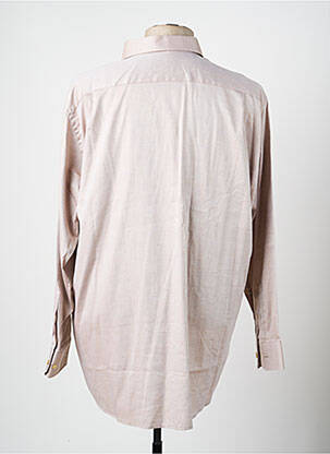 Chemise manches longues poches marron SEIDENSTICKER homme