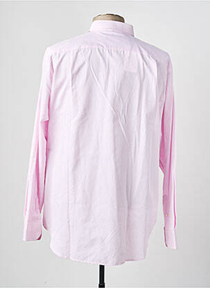 Chemise manches longues coupe droite rose DARIO BELTRAN homme