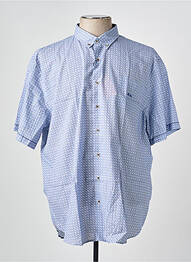 Chemise manches courtes poches bleu DARIO BELTRAN homme