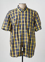 Chemise manches courtes poches jaune PIERRE CARDIN homme