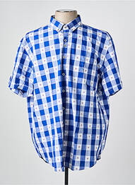 Chemise manches courtes poches bleu DARIO BELTRAN homme