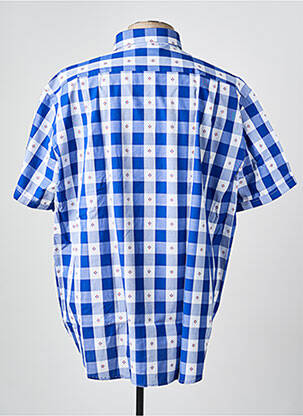 Chemise manches courtes poches bleu DARIO BELTRAN homme