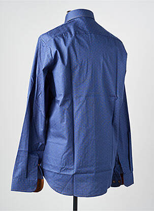 Chemise manches longues imprimé fantaisie bleu DARIO BELTRAN homme